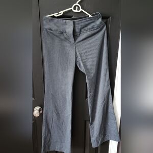 Express Charcoal Pinstripe Trousers